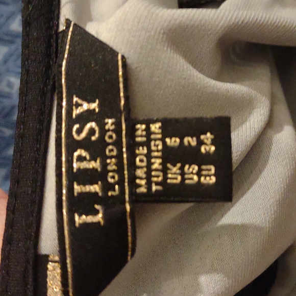 Fabulous Lipsy london Dress UK6 Black and White VT002 main image 1